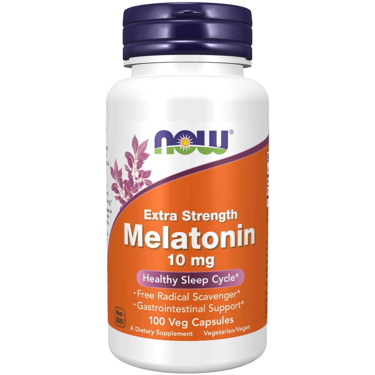 NOW    Melatonin Extra Strength 10mg 100vcap