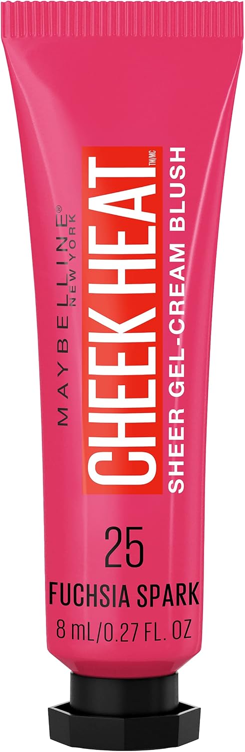 MAYB CHEEK HEAT BLUSH FUSHIA SPARK 20ML pack of 2