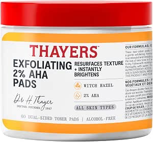 THAYERS JELLY PADS EXFOLIATION AHA