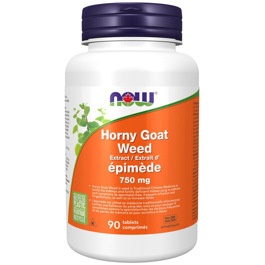 NOW    Horny Goat Weed 750 mg 90tab
