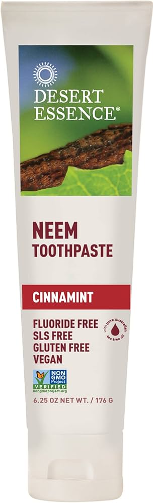 DESERT ESSENCE    Neem Cinnamint Toothpaste 176g