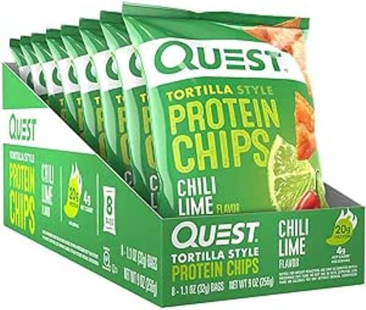 Quest   Quest Tortilla Chips, Chili Lime, 32G