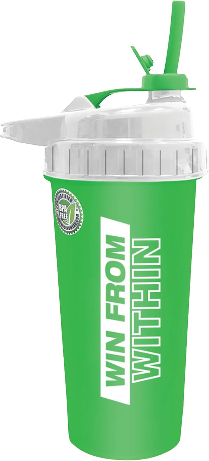 PVL  WHEY GOLD  PVL TYPHOON Flip-N-Sip Shaker Green  800 ml