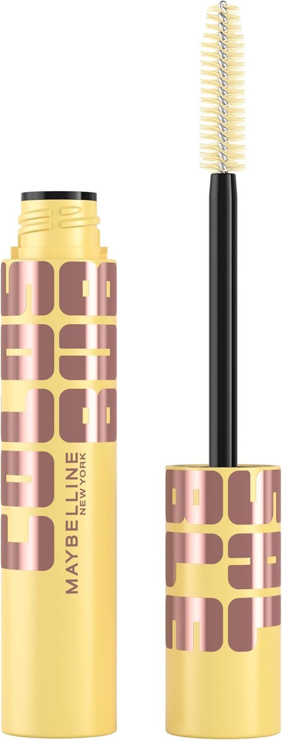 MAYBELLINE COLOSSAL BUBBLE MASCARA BLACKEST BLACK pack of 3