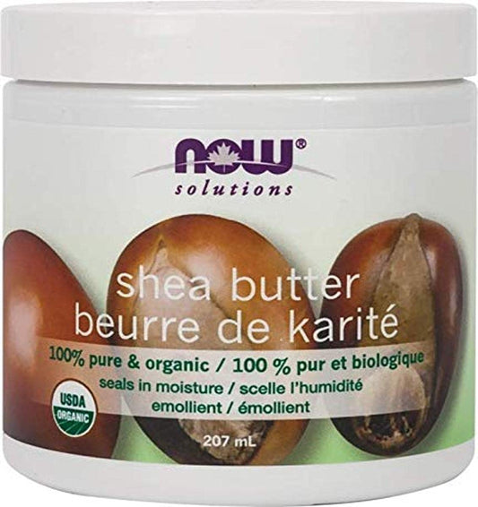 NOW    Organic Shea Butter 100% Pure 207mL
