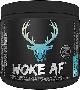 Bucked Up   Woke AF, Blue Raz Lemonade, 40 Serve