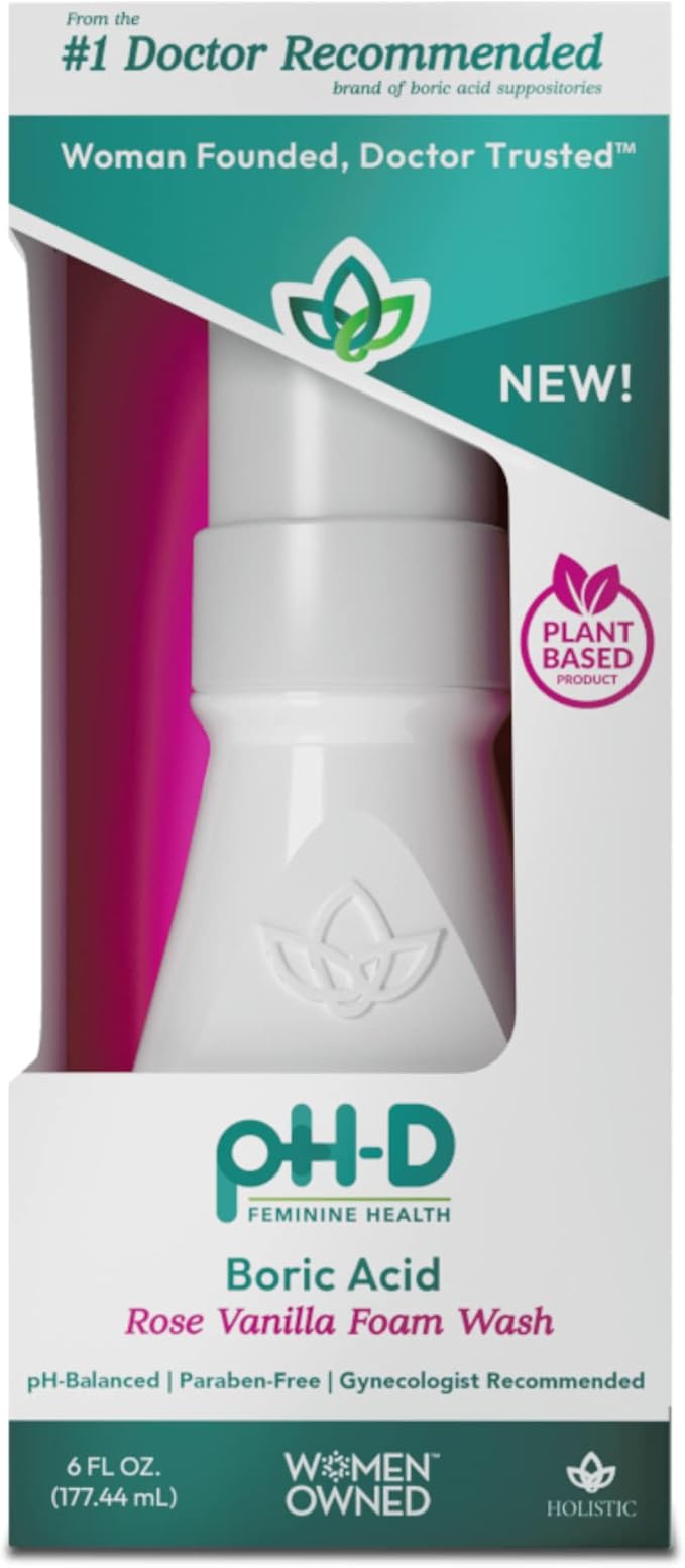 pH-D Feminine Health   Boric Acid Sensitive Foam Wash 177ml