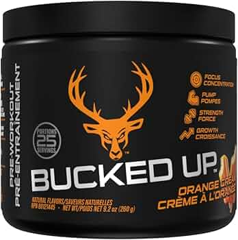 Bucked Up   Bucked Up, Orange Cream, 25 Serve