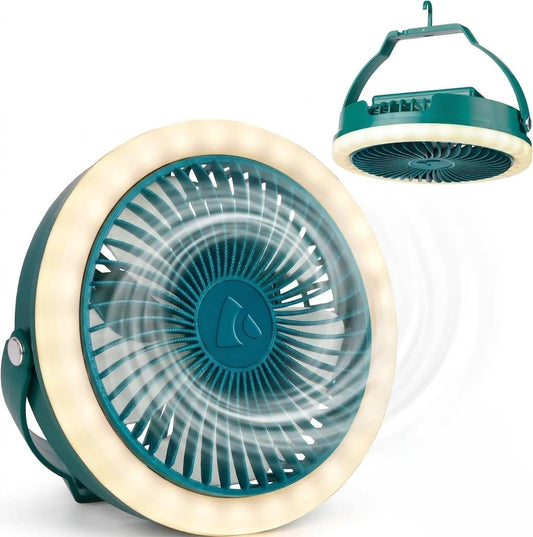 COGHLANS CAMPING FAN W/LIGHT pack of 3