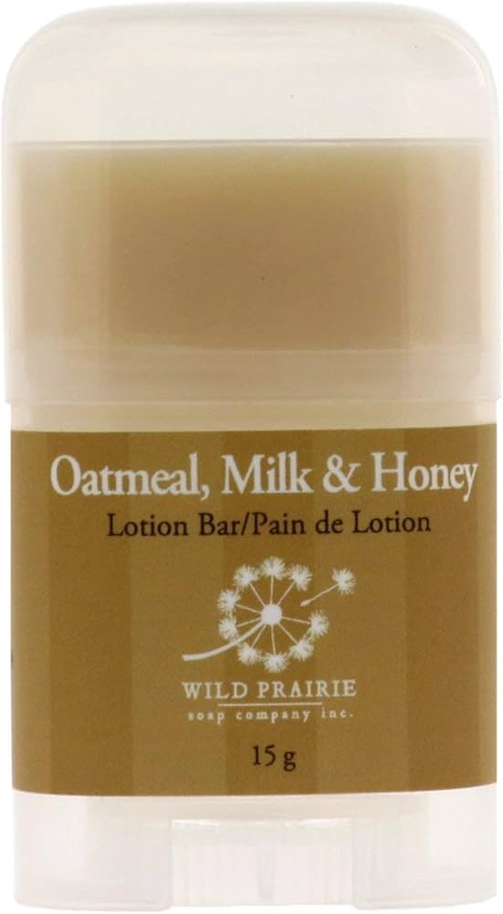 Wild Prairie Soap-Oatmeal Milk & Honey Lotion Bar 15 g