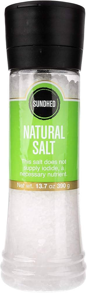 SUNDHED    White Himalayan Salt Grinder 390g