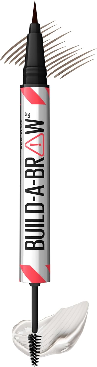 MAYBELLINE BUILD A BROW ASH BROWN 1.4ML pack of 2