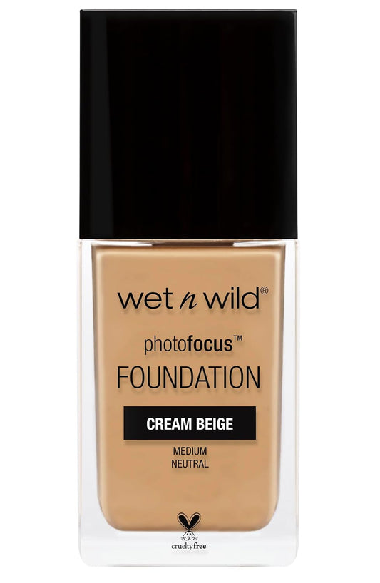 WET N WILD PHOTO FOCUS FOUNDATION CREAM BEIGE pack of 2