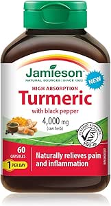Jamieson    JMS Turmeric with Black Pepper 4000mg    60Caps