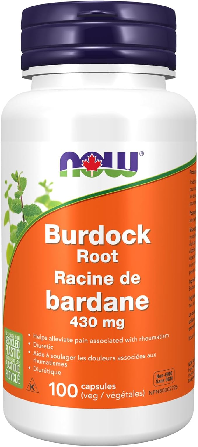 NOW    Burdock Root 430mg 100cap