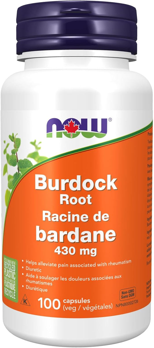 NOW    Burdock Root 430mg 100cap