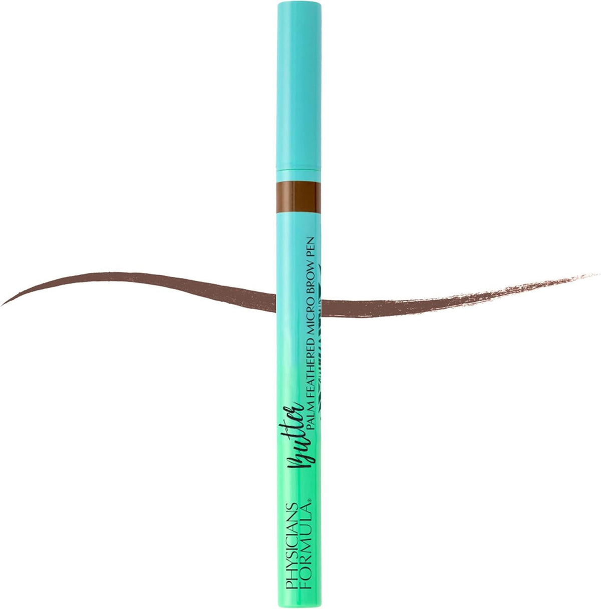PHYSICIANS FORMULA BUTTER MICRO BROW PEN BROWN pack of 2