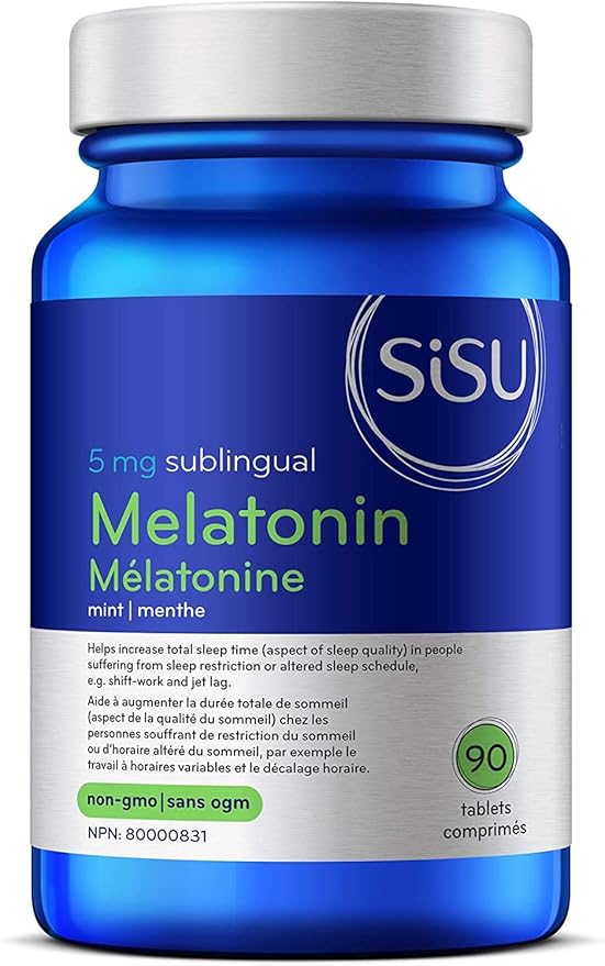 SISU - Melatonin 5 mg sublingual, Mint - 90 tabs
