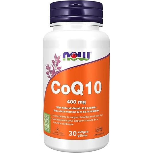 NOW    CoQ10 400mg Highest Potency 30gel
