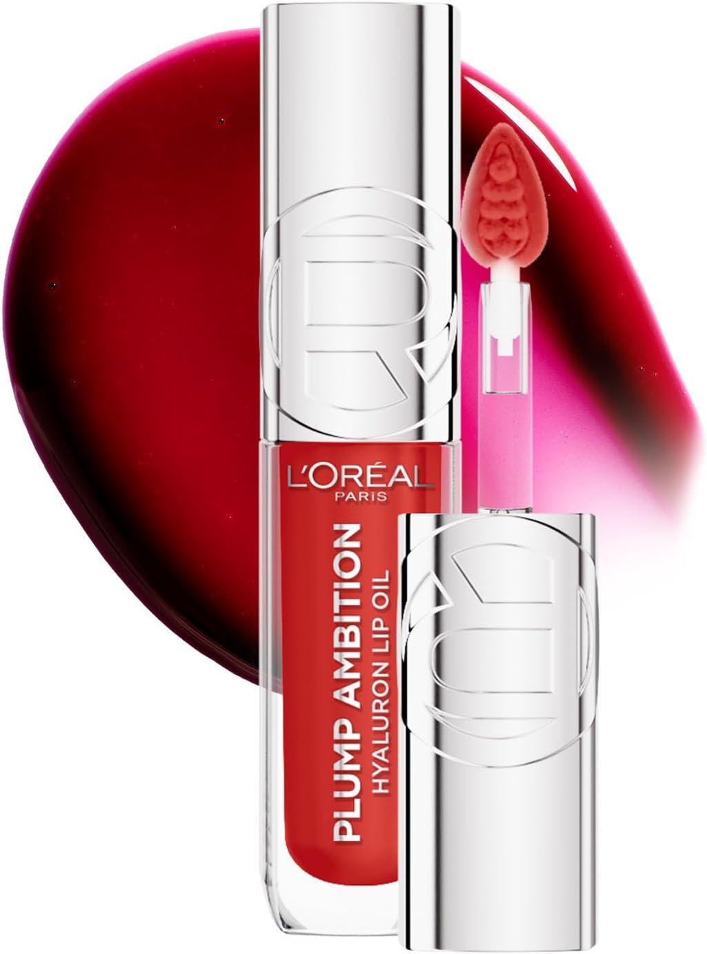 L'OREAL PLUMP AMBITION HYALURON LIP OIL CHERRY pack of 2