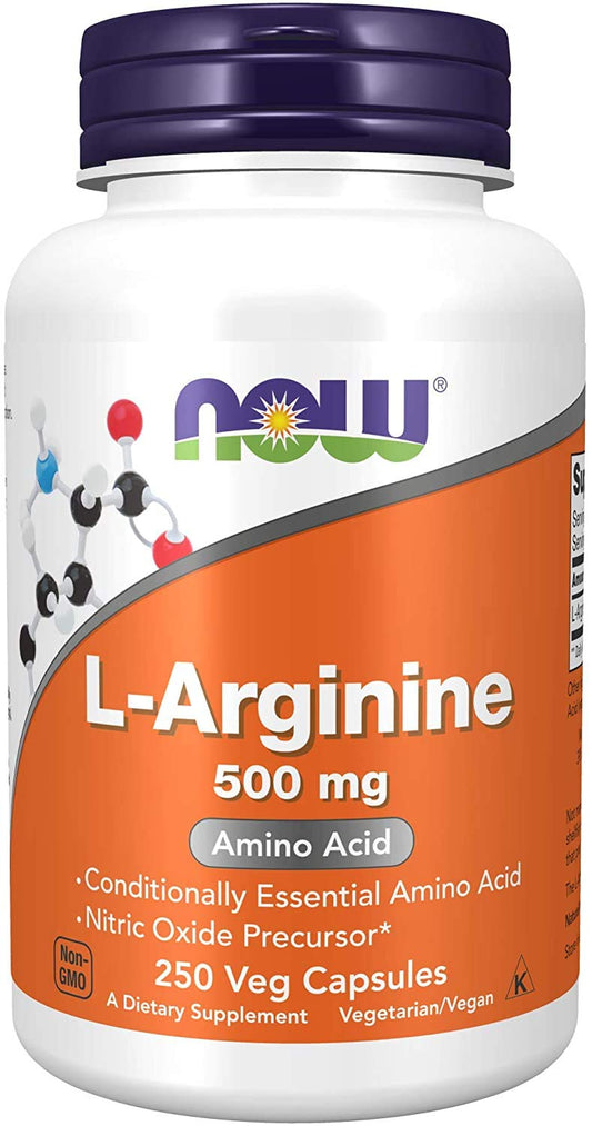 NOW    L-Arginine 500mg (FreeForm) 250cap