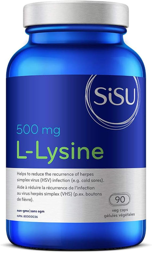 SISU - L-Lysine 500 mg - 90 Vcaps