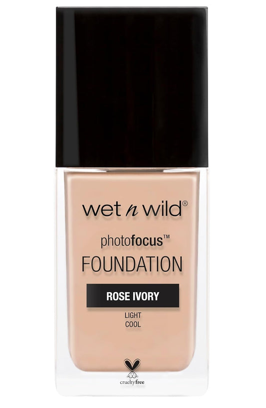 WET N WILD PHOTO FOCUS FOUNDATION ROSE IVORY pack of 2