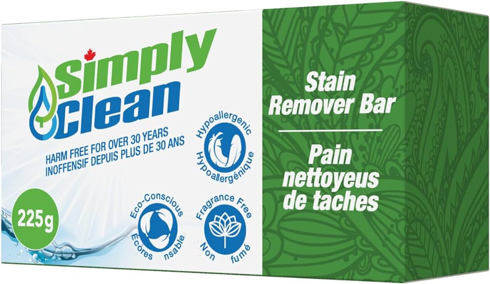 SIMPLY CLEAN - by Puresource    Bar Soap    SIMPLY CLEAN - by Puresource    Bar Soap    Stain Remover Bar 225g