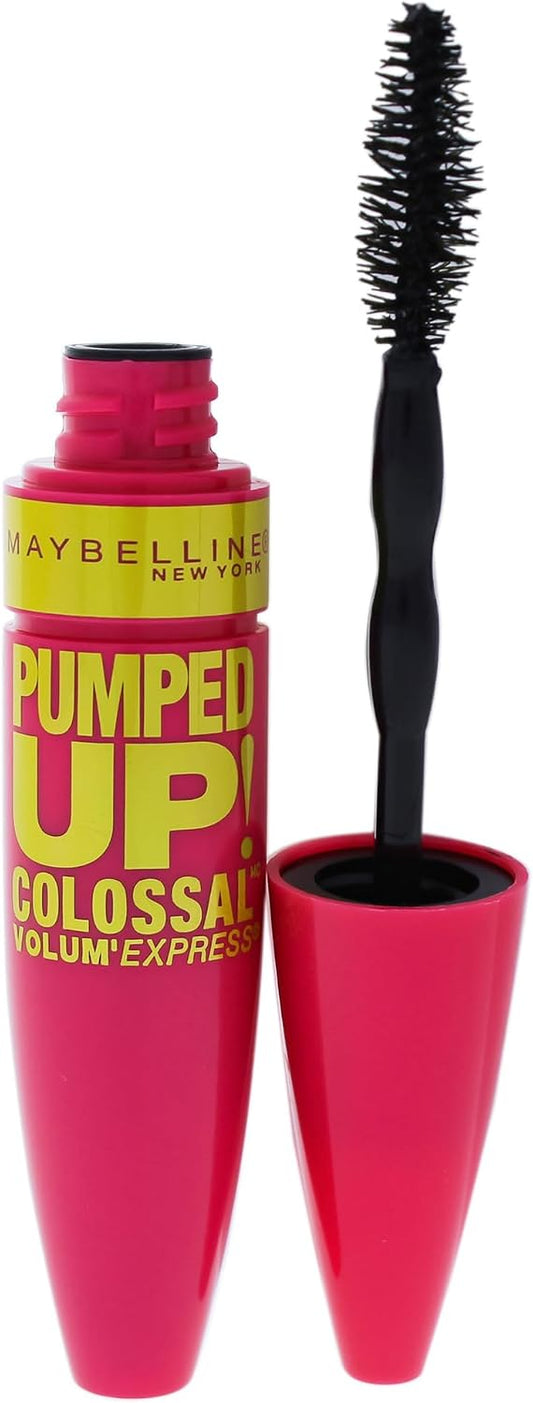 MAYB VOLUM'EXPRESS COLOSSAL PUMP UP MASC CLSC BLCK pack of 6