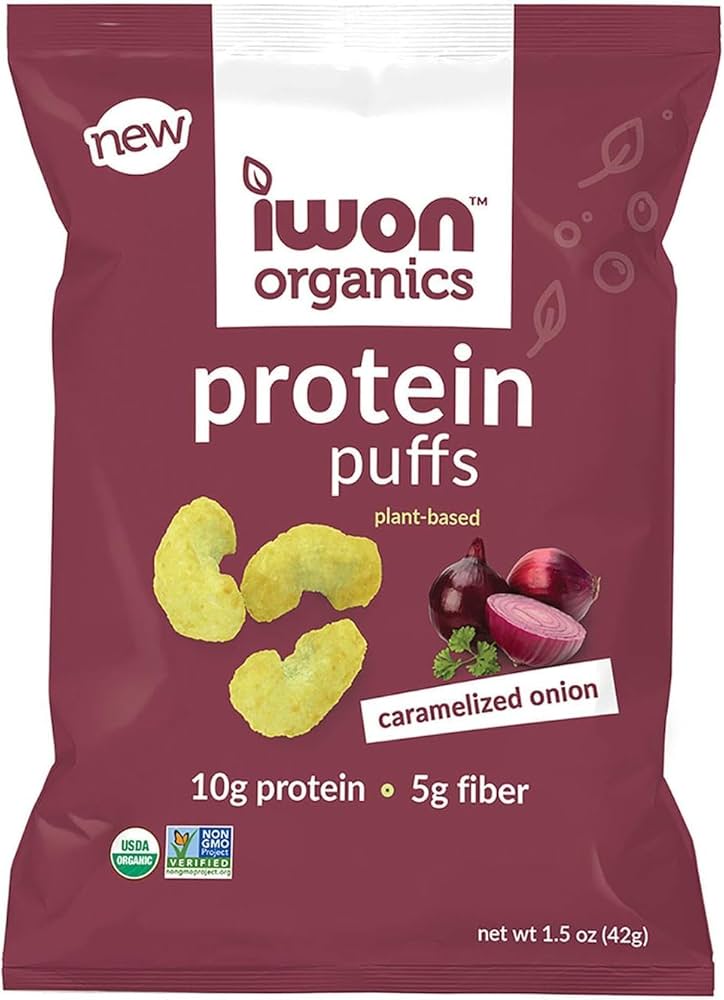 IWON Organics   IWON Protein Puffs Caramelized Onion 42 g