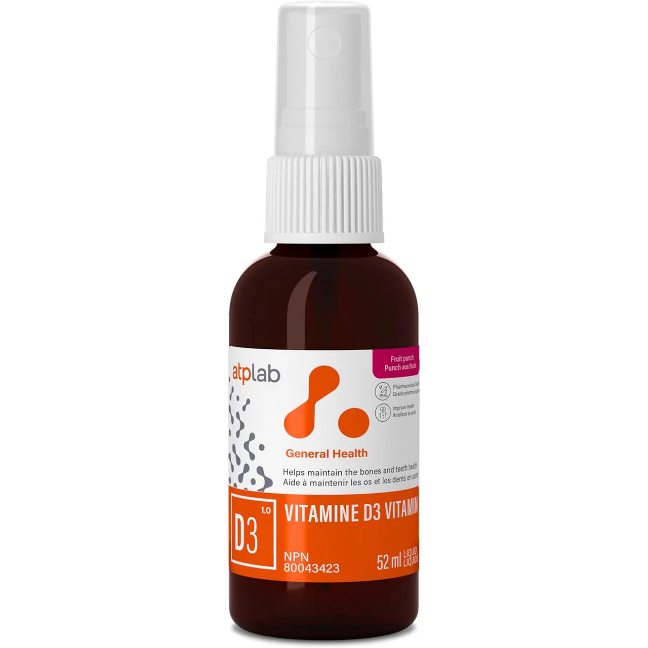 ATP   D3 vitamin spray (Fruit Punch)   52ml