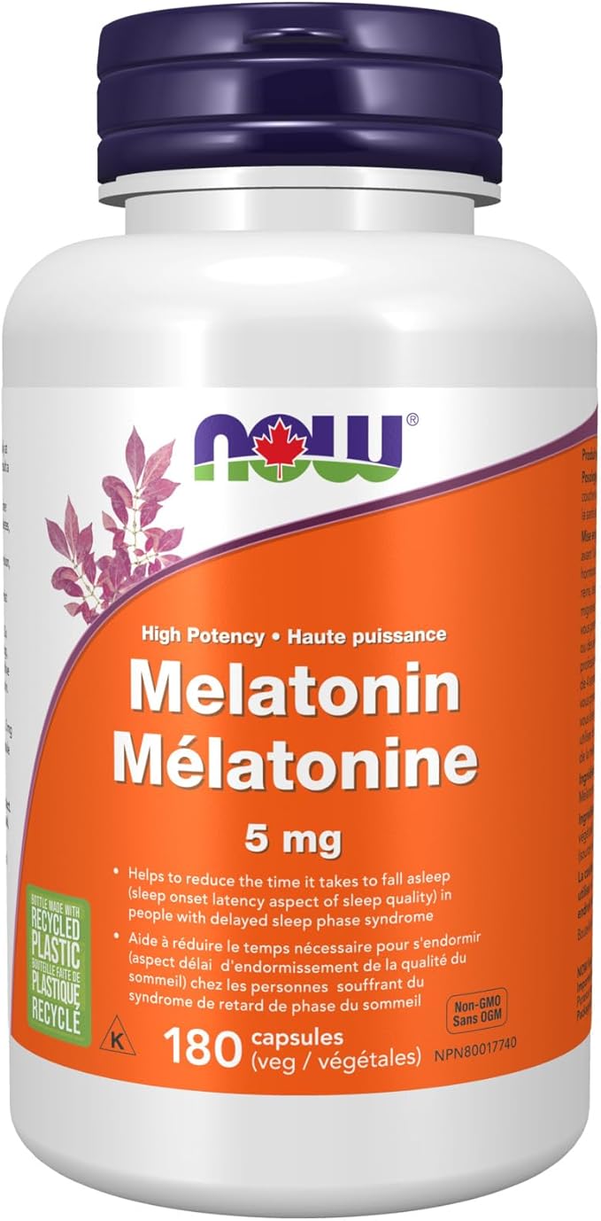NOW    Melatonin 5mg 180vcap