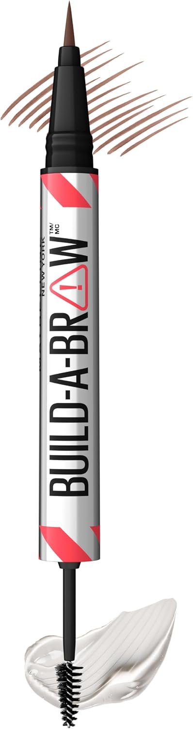 MAYBELLINE BUILD A BROW MED BROWN 1.4ML pack of 2