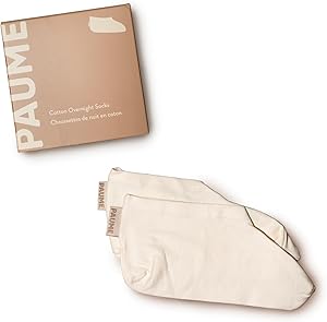 Paume   95% Cotton Overnight Hydration Socks