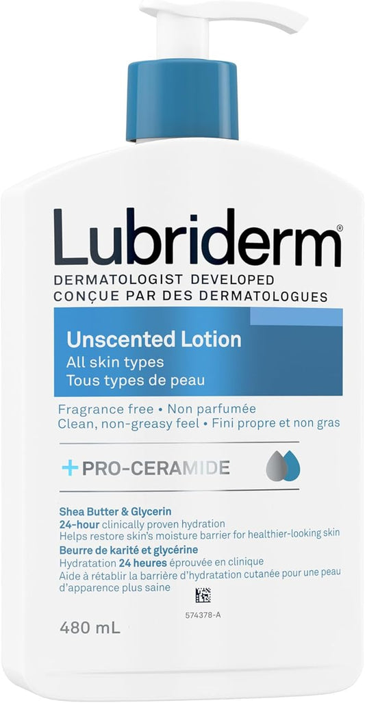 LUBRIDERM LOT UNSCENTED 480ML