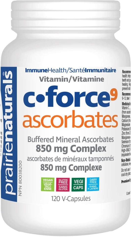 PRAIRIE NATURALS C.FORCE ASCORBATES  120's