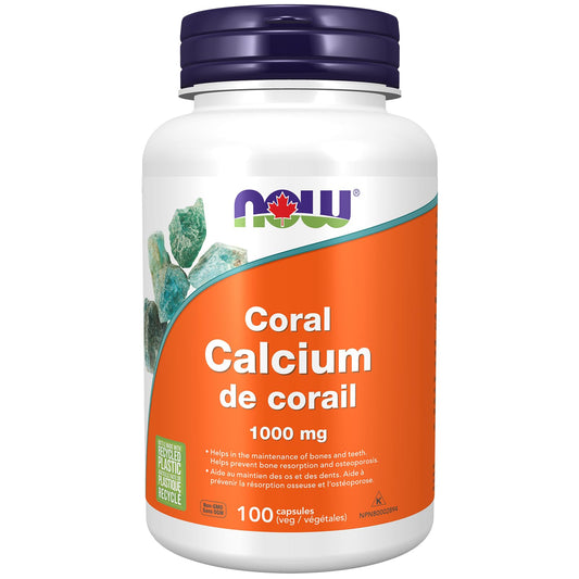 NOW    Coral Calcium + Mag & Vit D 100vcap