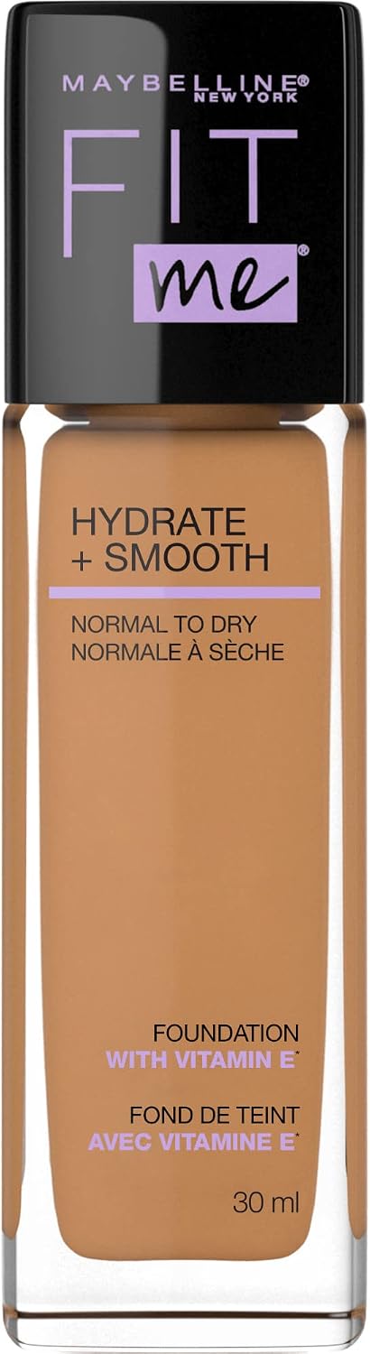 MAYBELLINE FIT ME HYD&SMOOTH FOUNDATION TOFFEE pack of 2