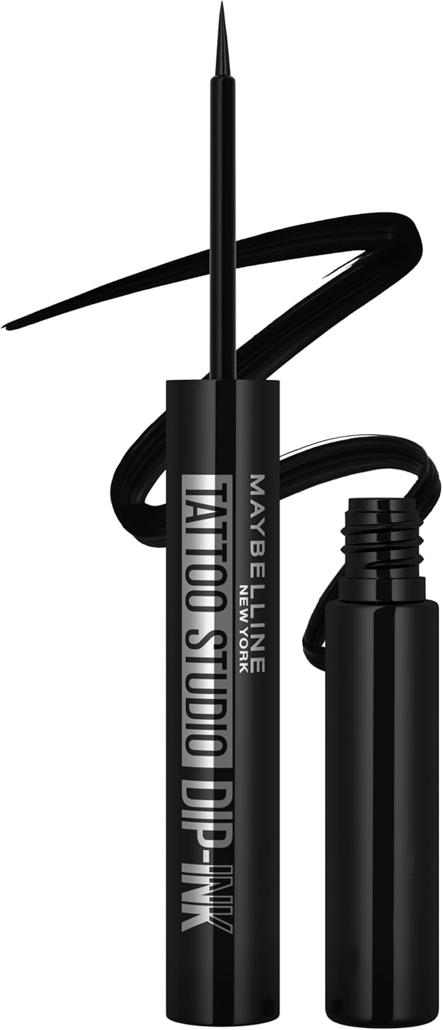 MAYBELLINE TATTOO STUDIO DIP INK LINER BLACK pack of 2