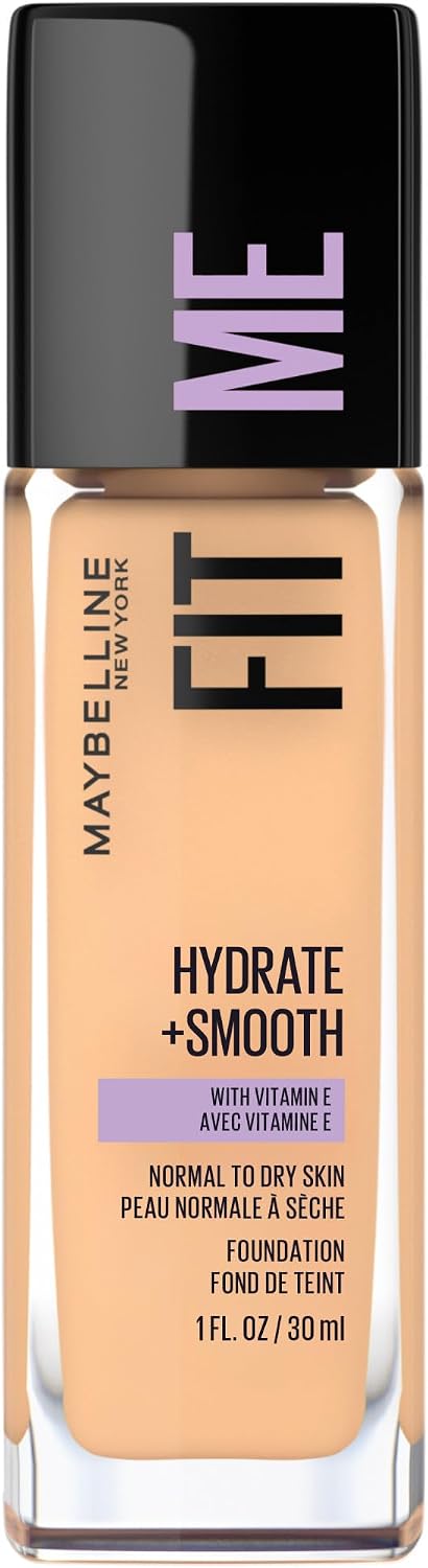 MAYBELLINE FIT ME HYD&SMOOTH FOUNDATION MD BUFF pack of 2