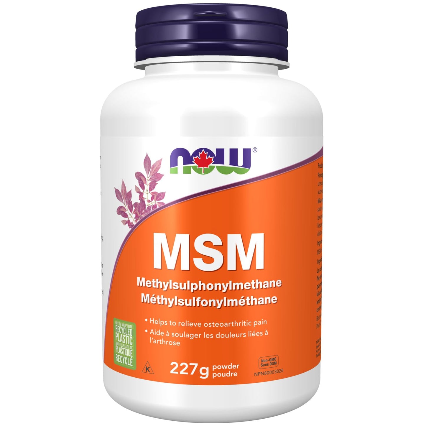 NOW    MSM Pure Powder 227g