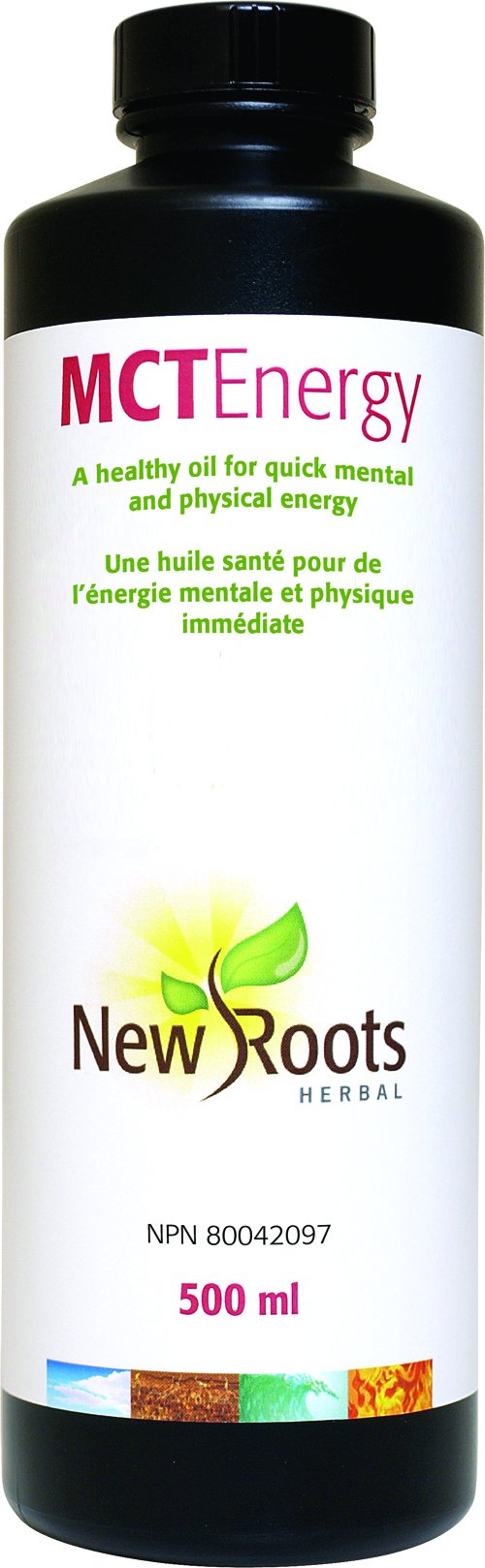 NEW ROOTS    MCT Energy Medium-Chain Triglycerides · 60/40 Formula    500 ml