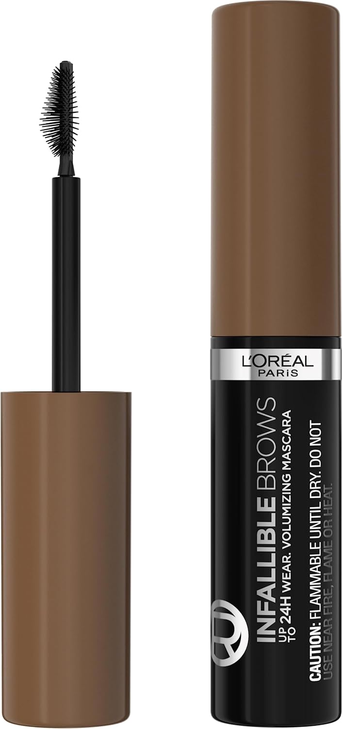 LOREAL INFALLIBLE 24H MASCARA BROW LIGHT BRUNETTE pack of 2