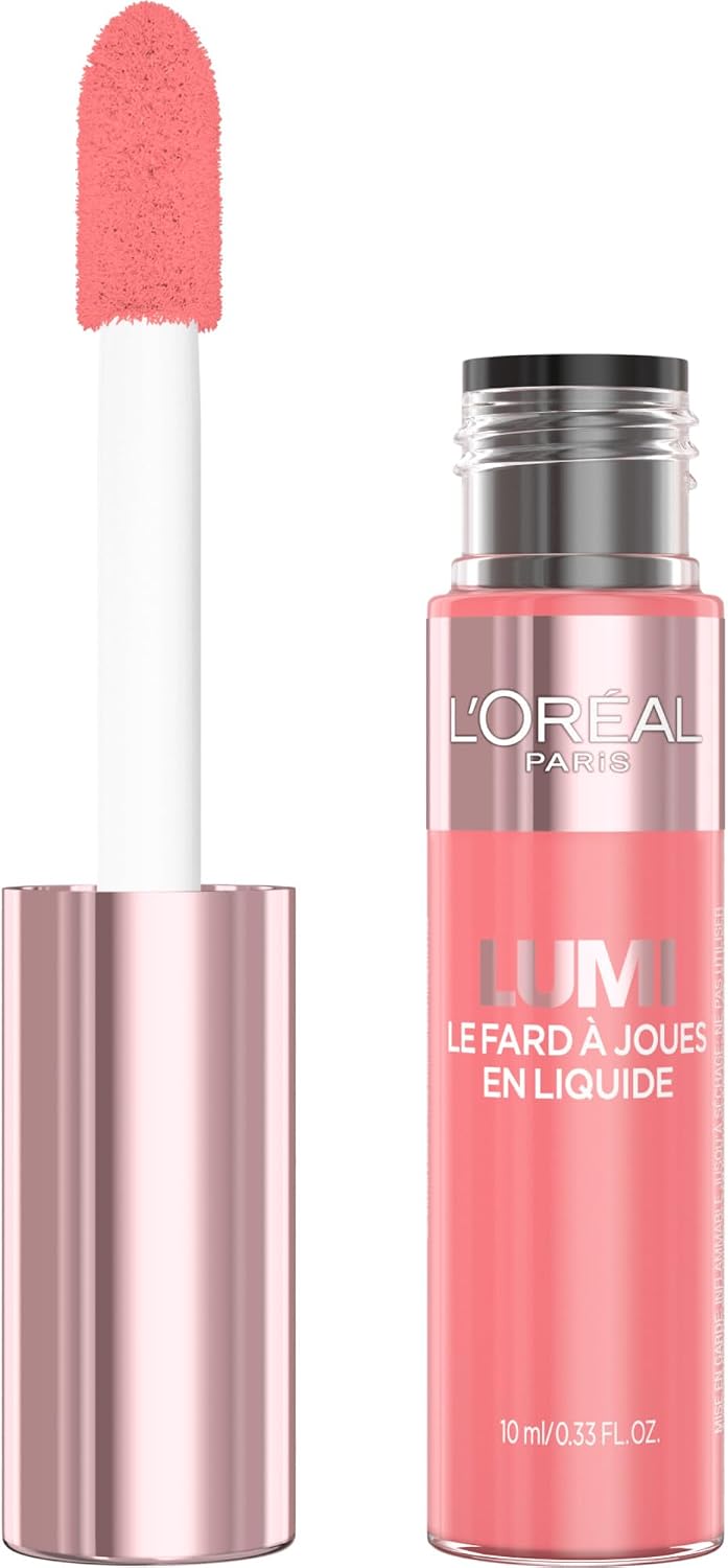 L'OREAL LUMI BLUSH LIQ DEWY DEWY BRIGHT PINK pack of 3