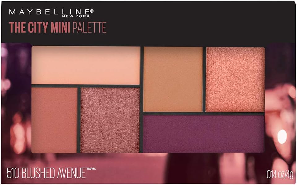 MAYBELLINE CITY MINI PALLETES BLUSHED AVENUE pack of 2