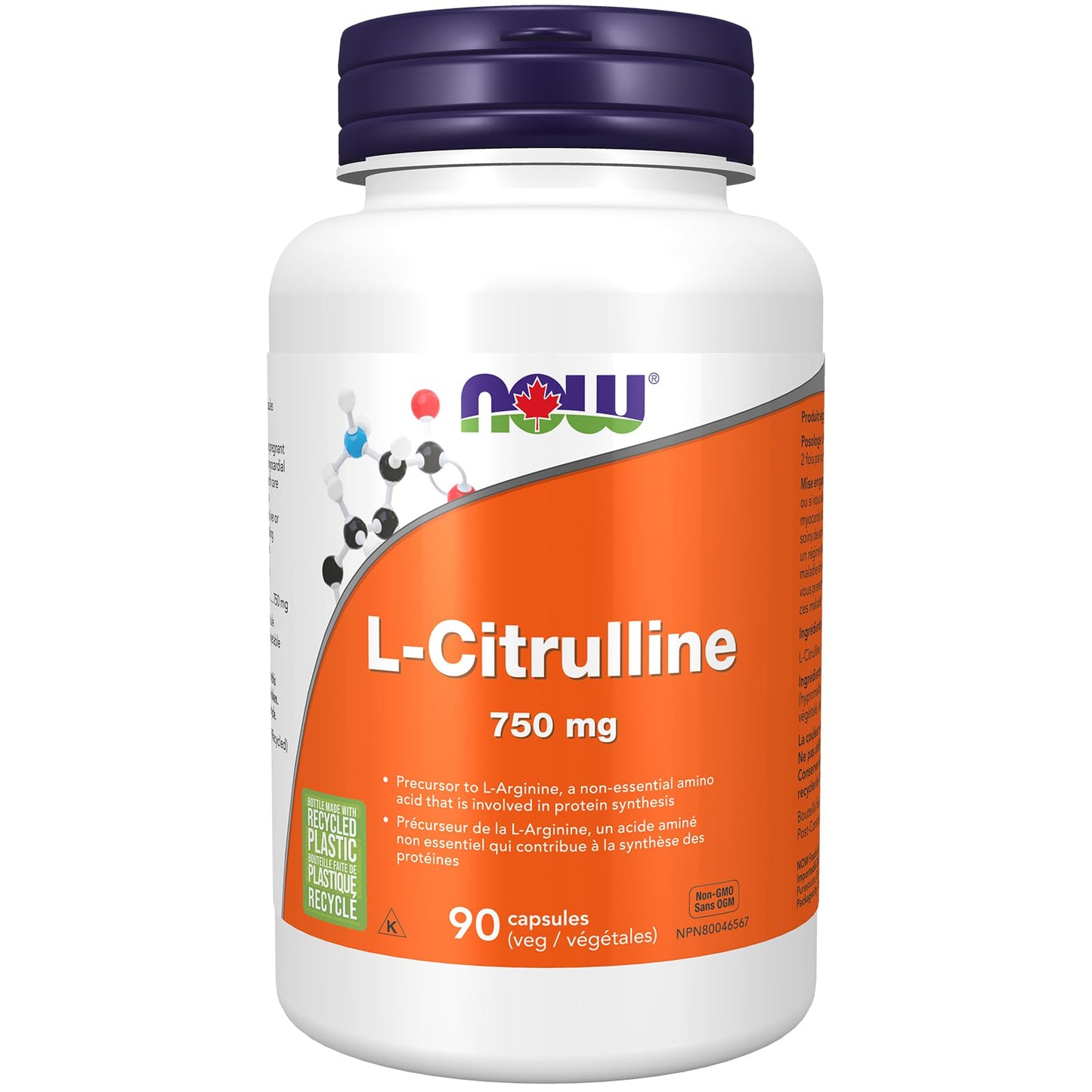 NOW    L-Citrulline 750mg 90vcap
