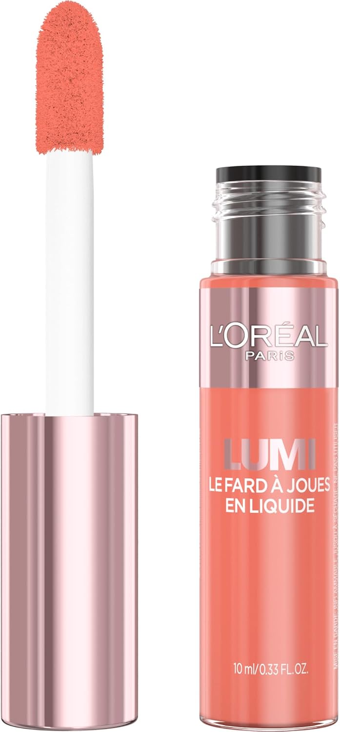 L'OREAL LUMI BLUSH LIQ DEWY RICH CORAL pack of 3