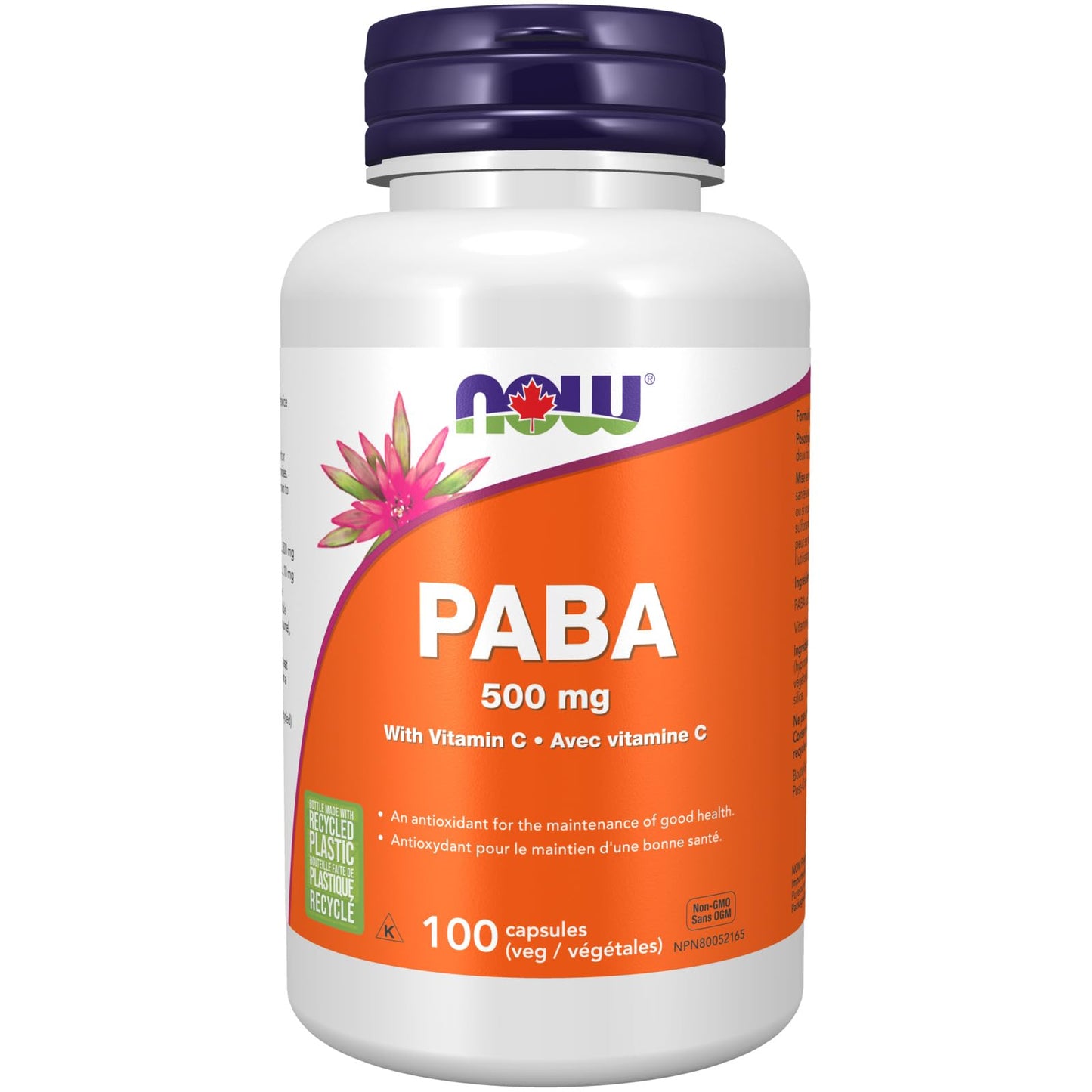NOW    PABA 500mg w/ Vit C 100vcap
