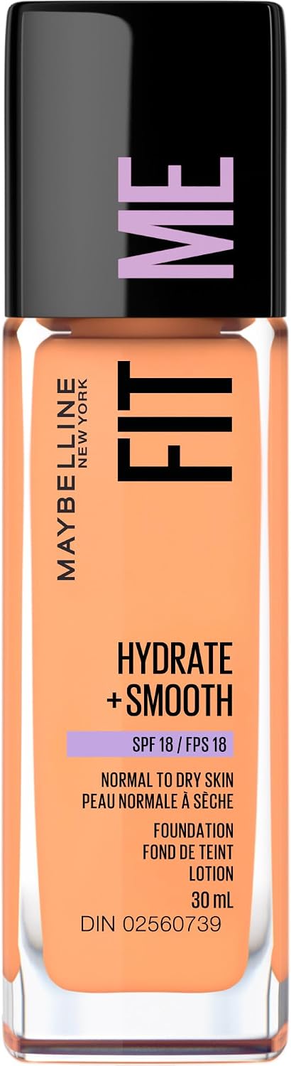 MAYBELLINE FIT ME FDT HYDRATE SMOOTH SOFT HONEY pack of 2