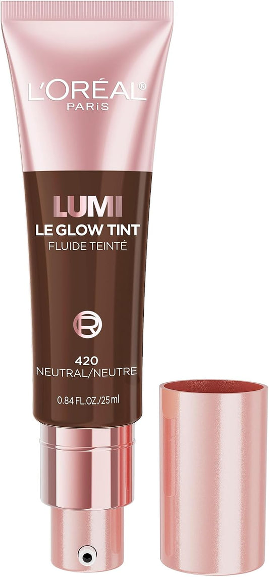 L OREAL LUMI LE GLOW TINT DEEP N420 pack of 2